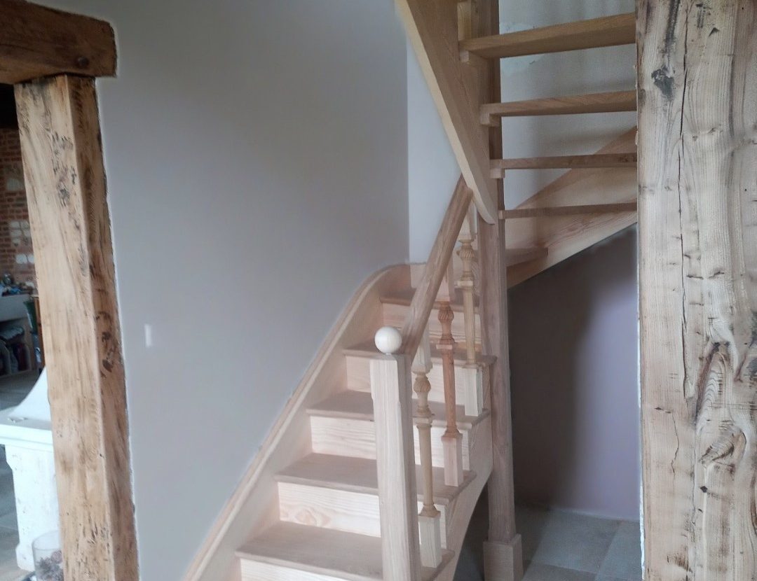 Escalier frêne