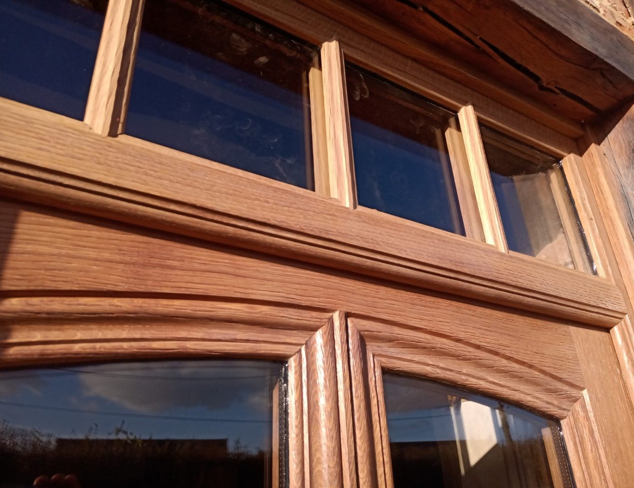 Imposte porte chêne